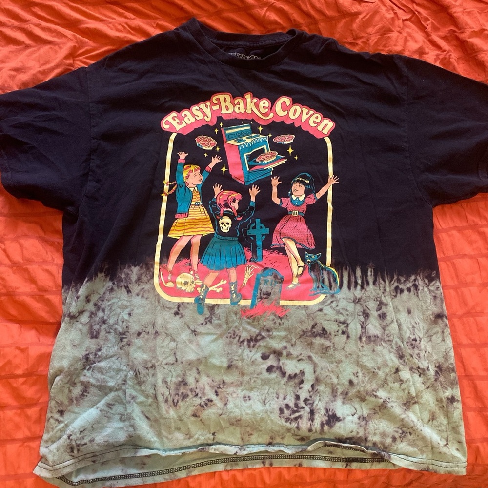 Easy-Bake Coven Tie Dye T-Shirt - Black and Gray